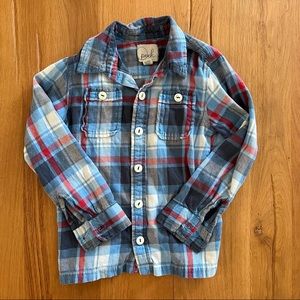 Peek Boys Flannel Shirt M (6-7)